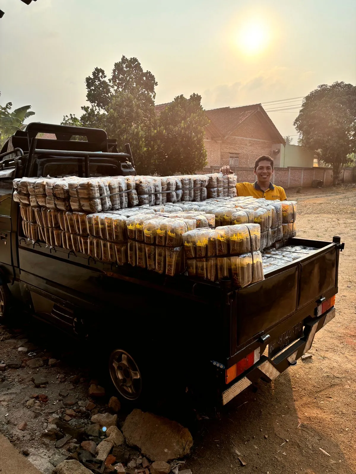 Pengiriman Kemitraan Kopi Lampung