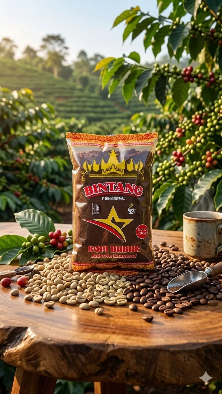 Kopi Bubuk Bintang Pringsewu